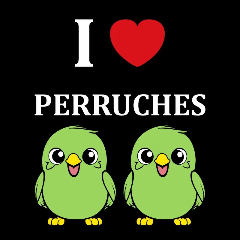 Oiseaux perruches humour petite perruche