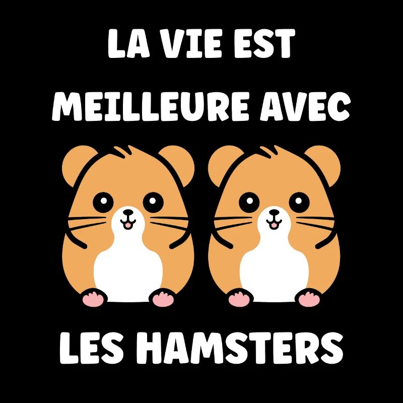 Mignon Humour petit hamster