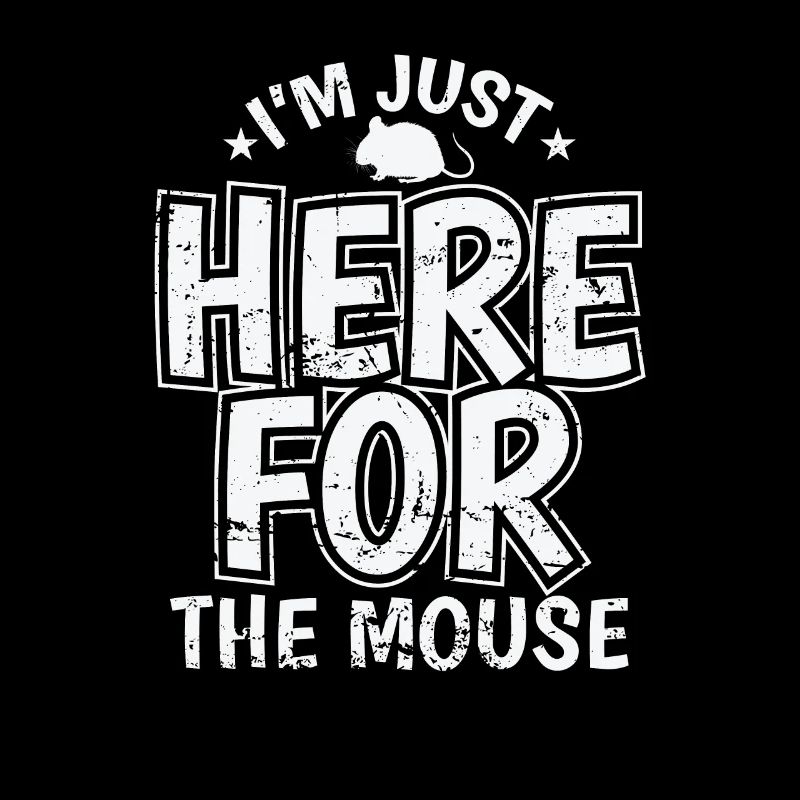 Je suis juste là pour l’animal de compagnie des souris