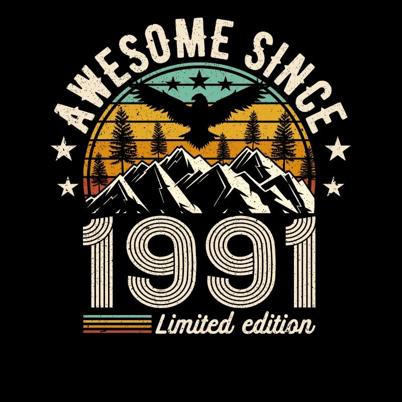 Timeless retro birthday joy 1991