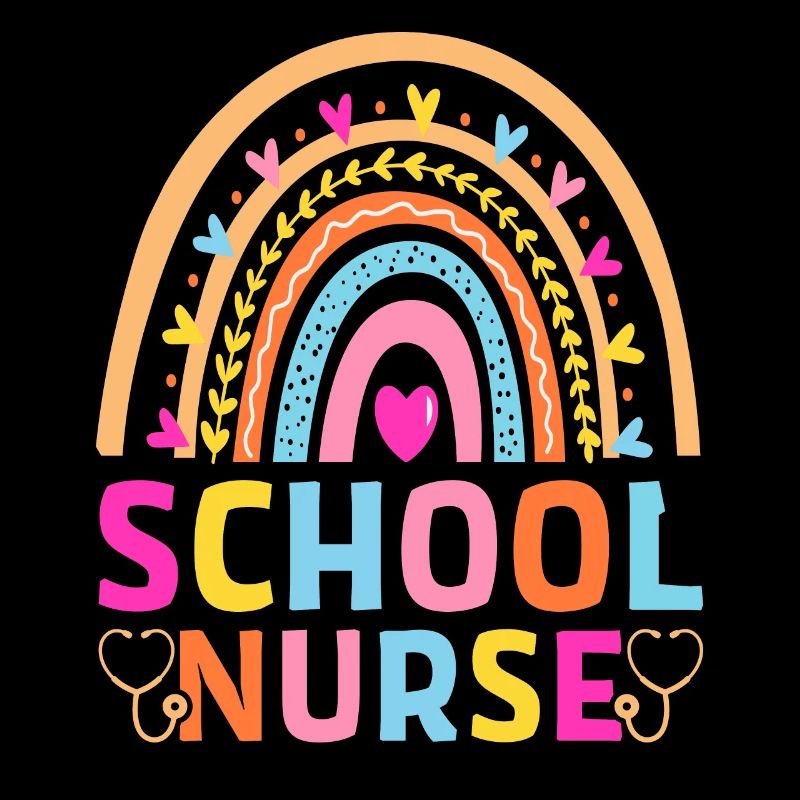 Schulkrankenschwester, bunter Regenbogen, Schule