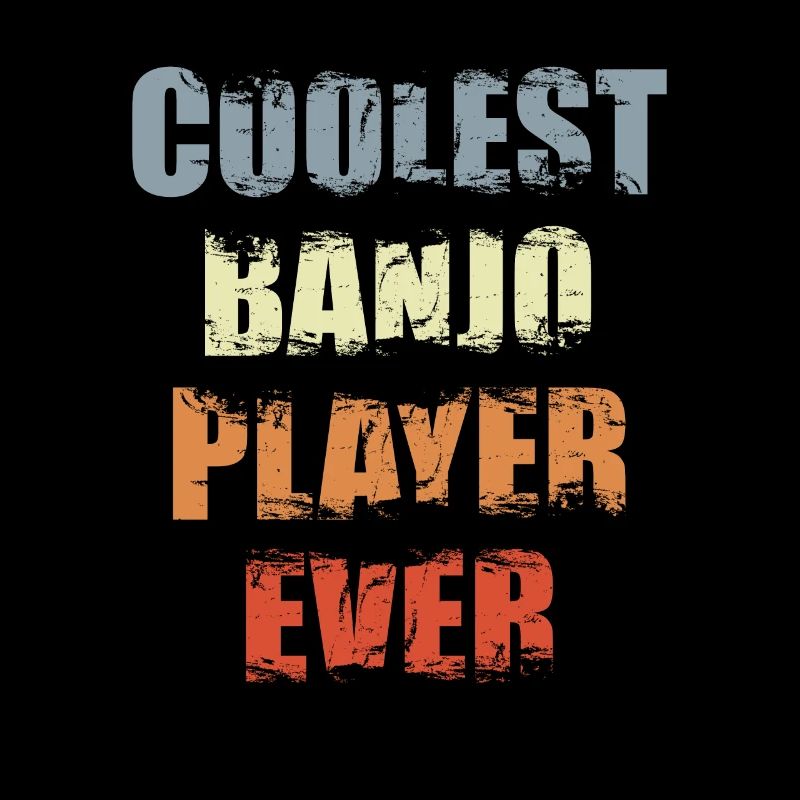 Funny banjo player