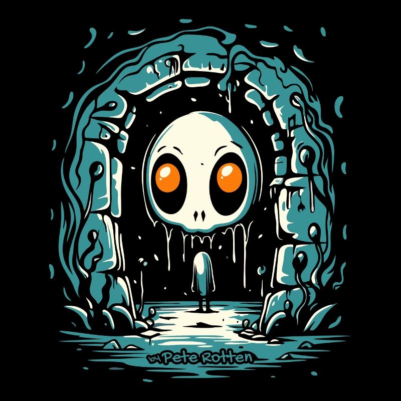 Petit crâne dans un donjon