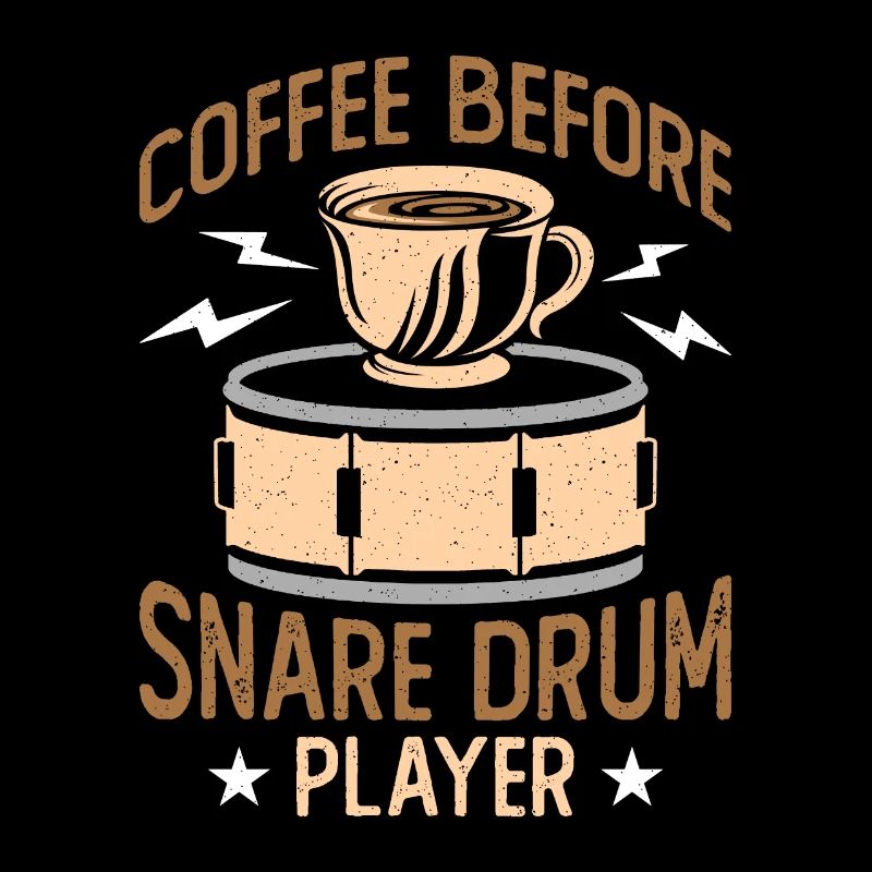 Snare Drum Player Coffee Drummer Coffee Lover