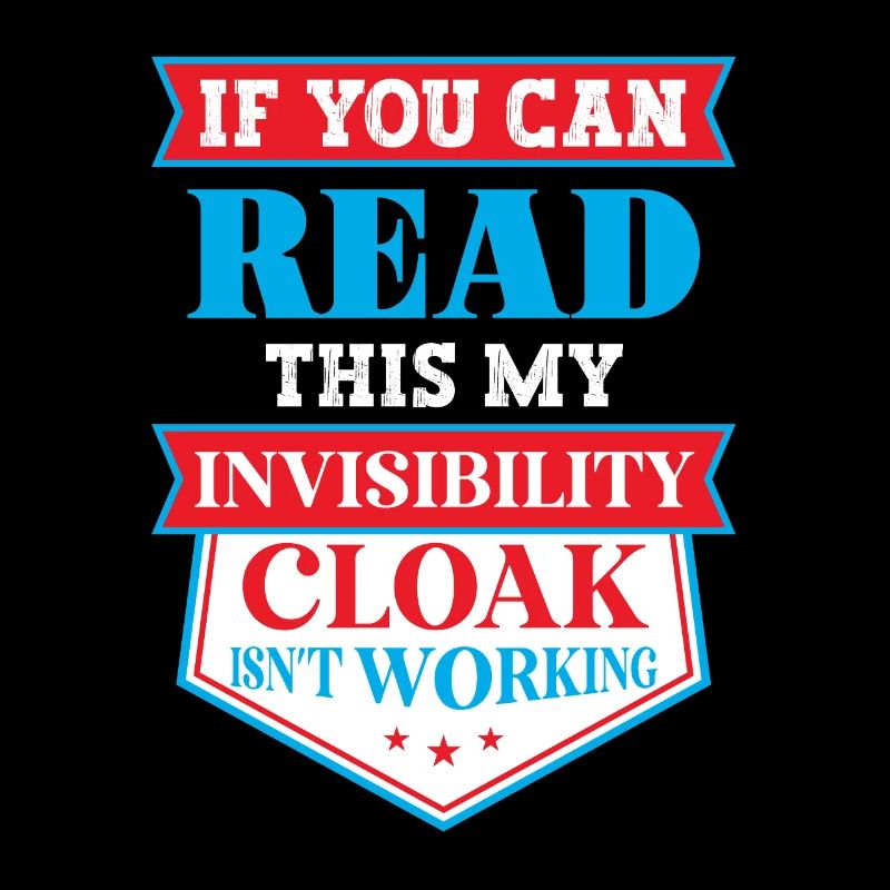 My invisible coat doesn't work