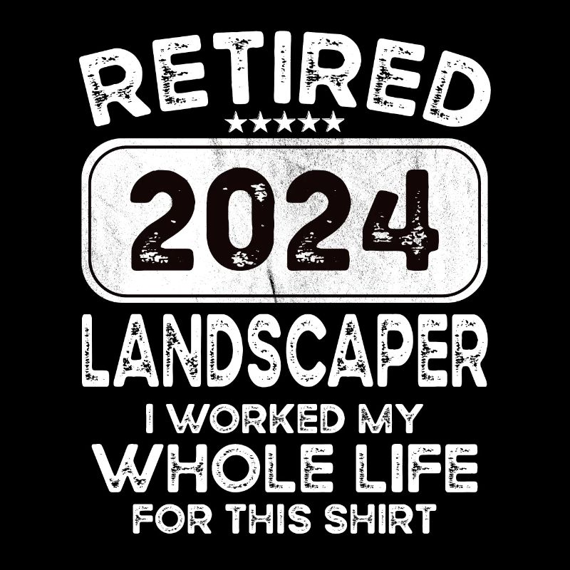 Paysagiste à la retraite 2024