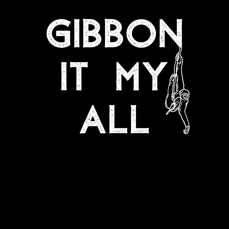 Gibbon singe dicton drôle