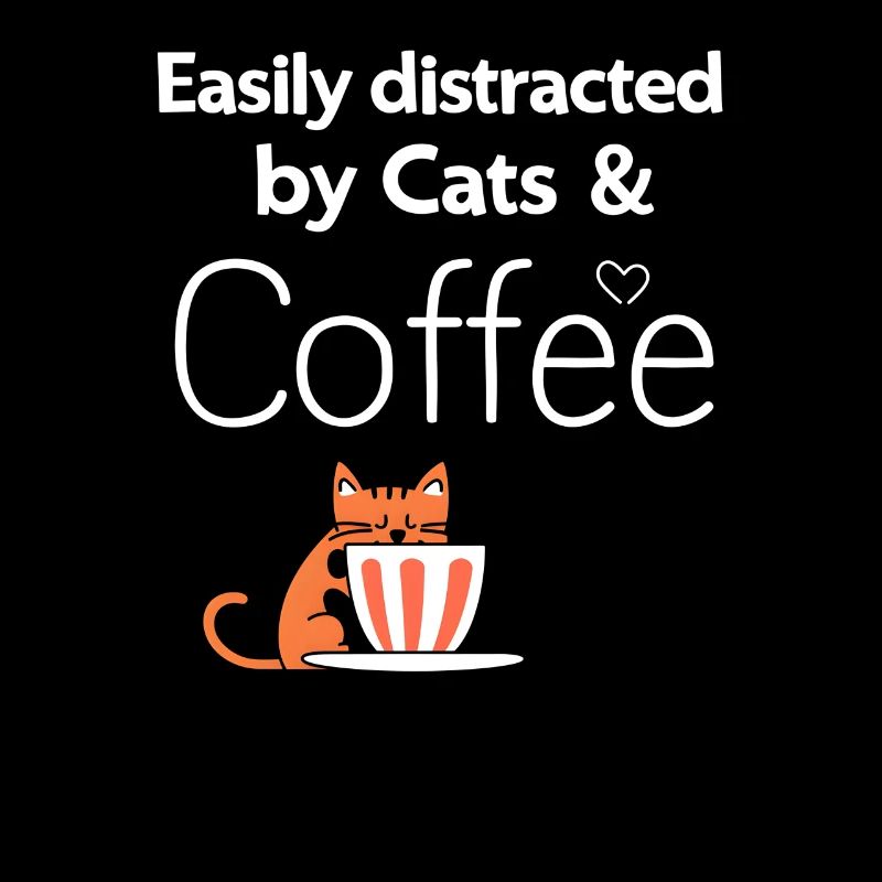 Chats et café