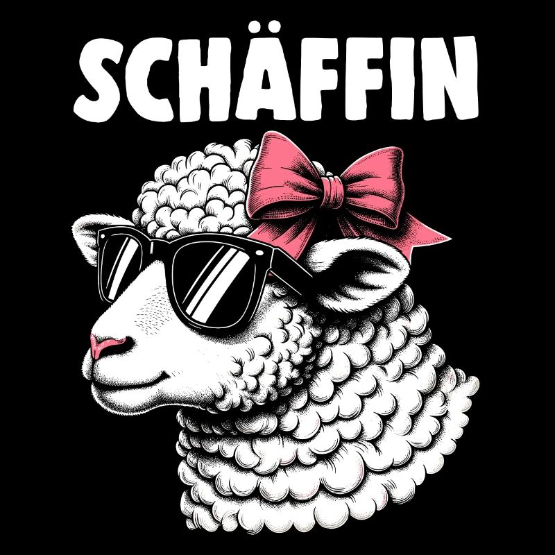 Chef Chefin Schaf Geschenk Schäfin Spruch