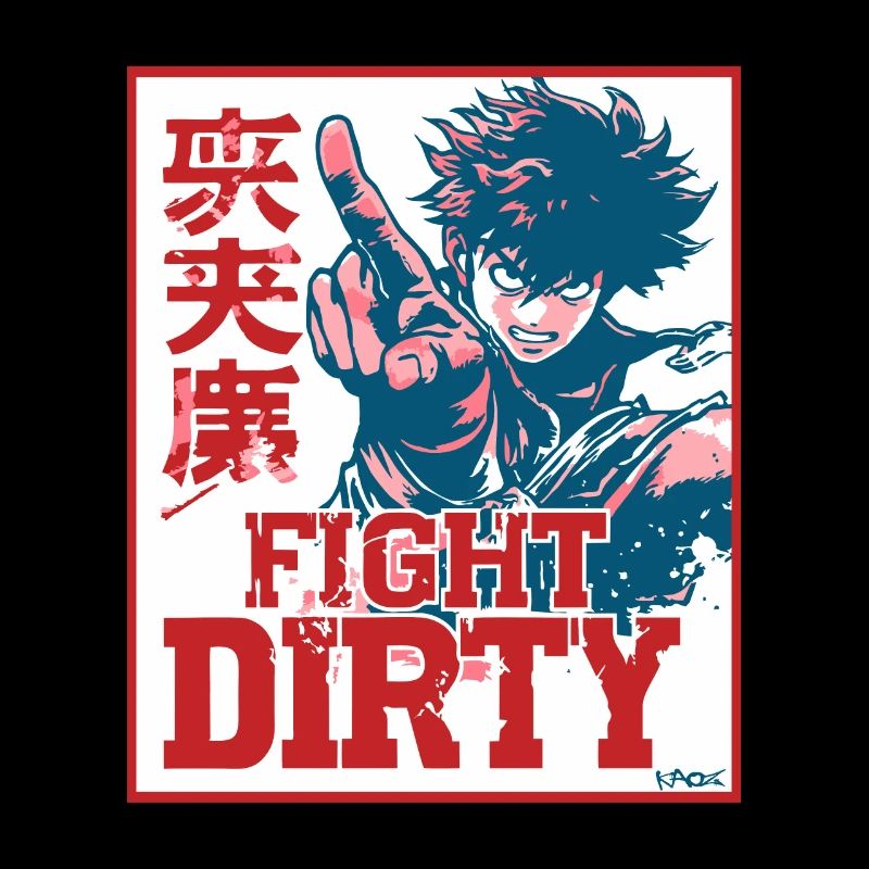 Anime-Kampfkunst: Kämpfe schmutzig