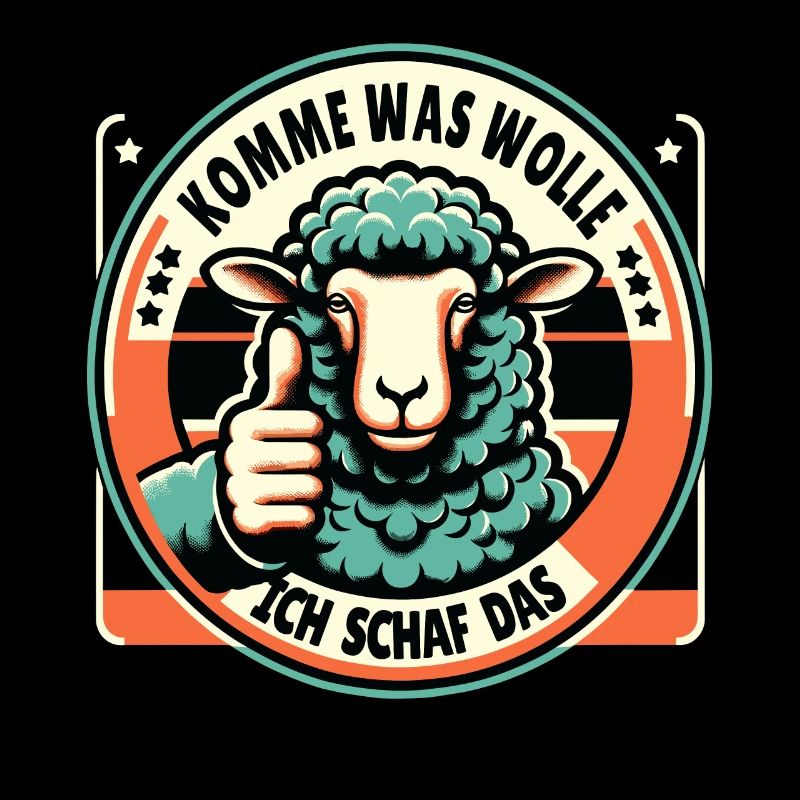 Schaf Motivation Prüfung Glück Spruch Geschenk