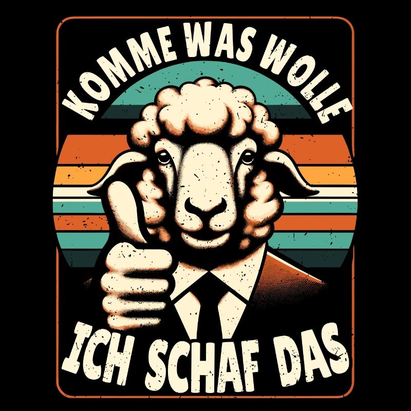 Schaf Motivation Prüfung Glück Spruch Geschenk