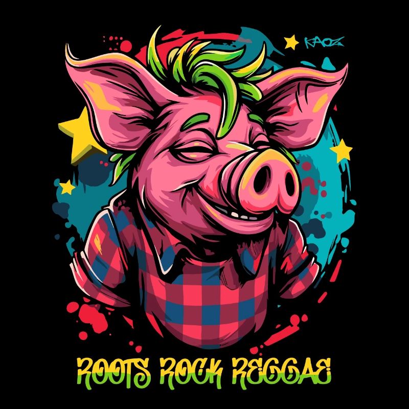ROOTS ROCK REGGAE cool cochon jamaïcain