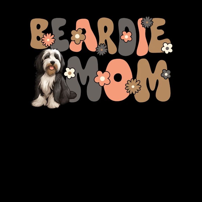 Bearded Collie Groovy Beardie Maman