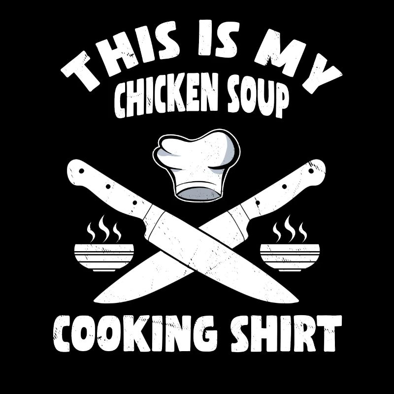 PouletConception de chef de soupe de poulet