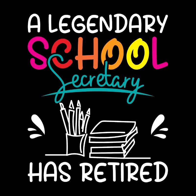A legendary school secretary has retired
