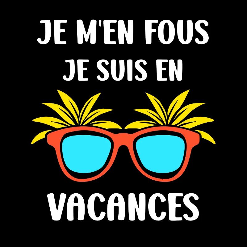 je suis en vacances