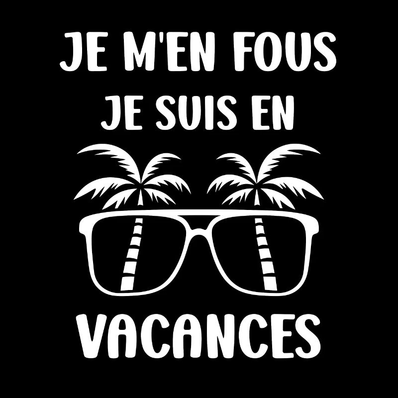je suis en vacances