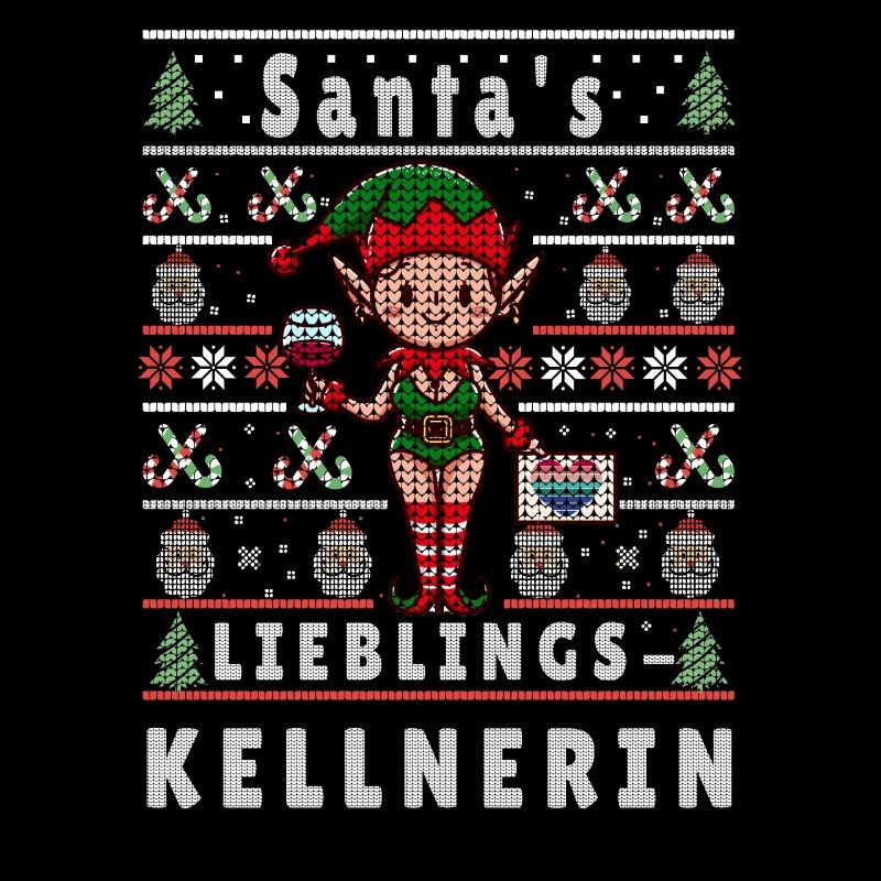 Noël moche LA SERVEUSE PRÉFÉRÉE DU PÈRE NOËL