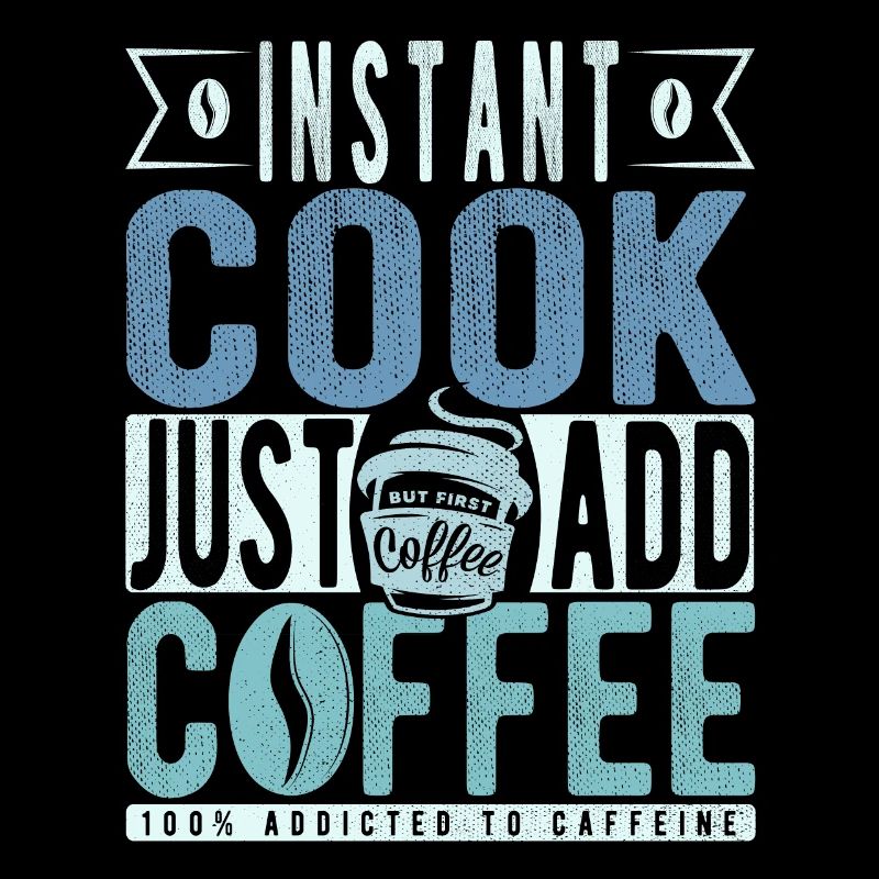 Instant-Kochen Einfach Kaffee hinzufügen