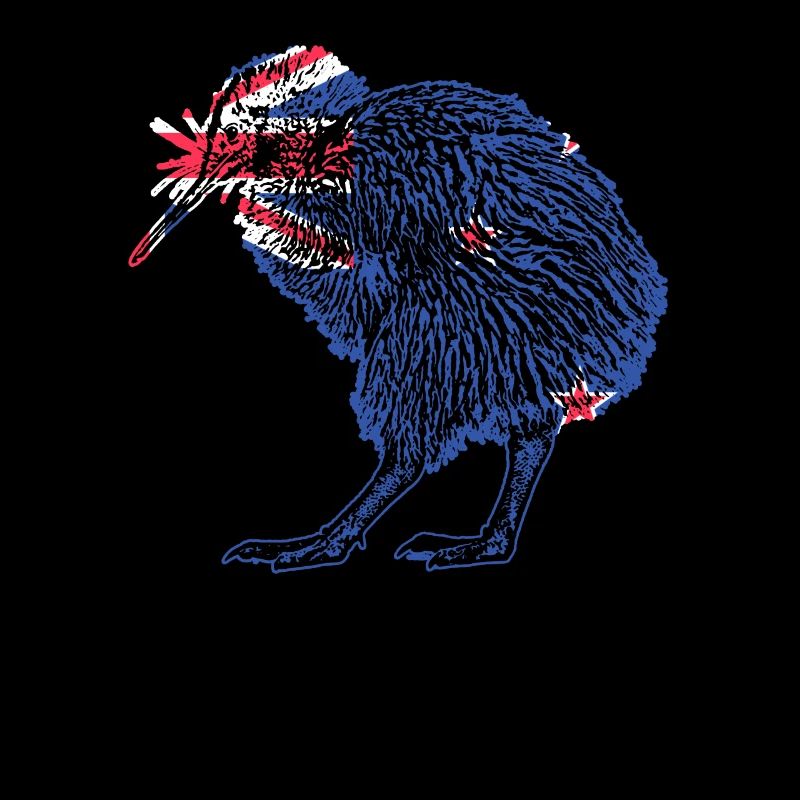 Kiwi Oiseau Drapeau de Nouvelle-Zélande