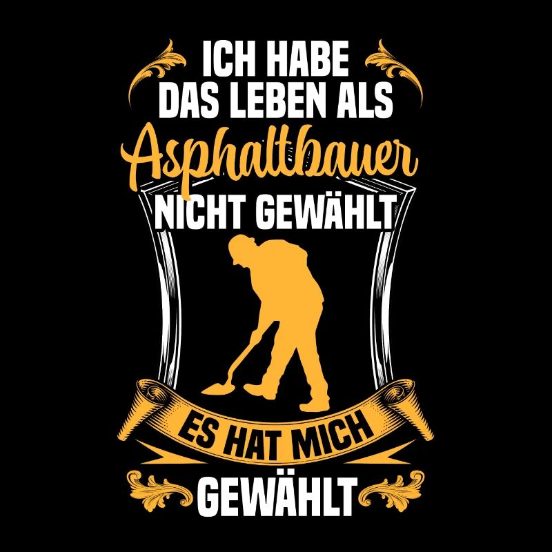 Leben als Asphaltbauer gewählt Straßenbauer