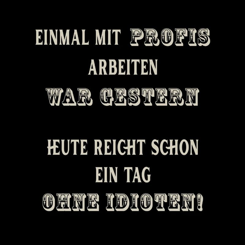 Einmal mit Profis arbeiten