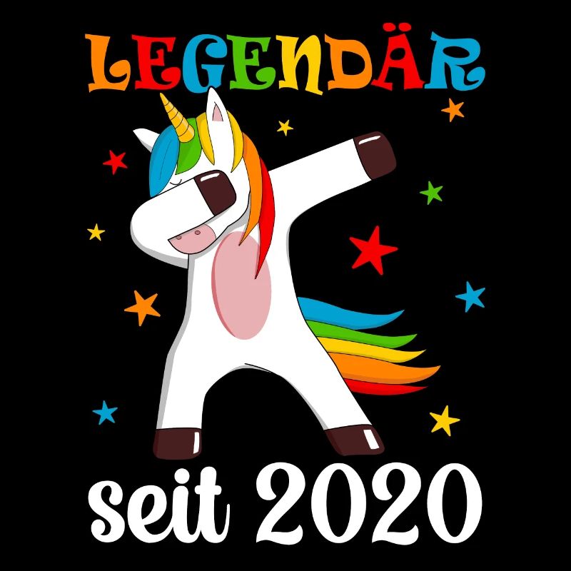 Legendär seit 2020 geboren Geburtstag Einhorn
