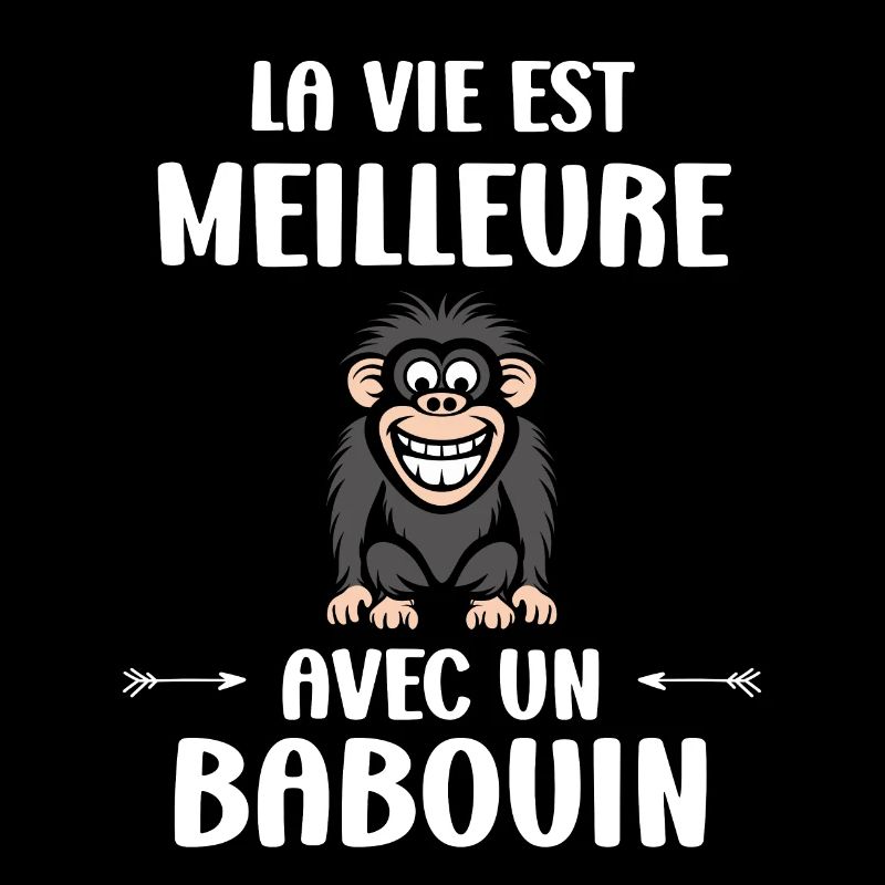 Humour petit singe babouin