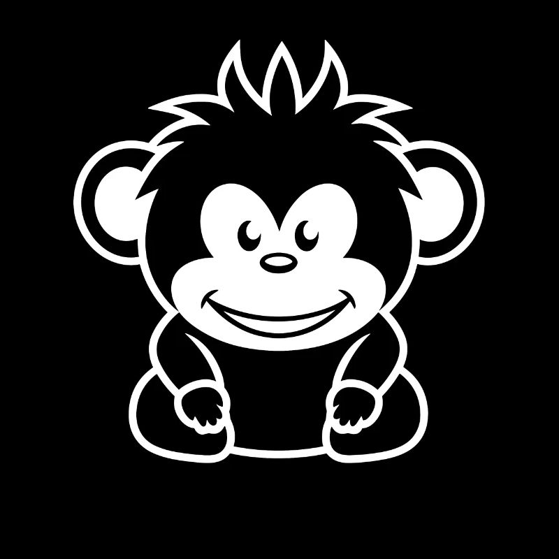 Humour petit singe babouin