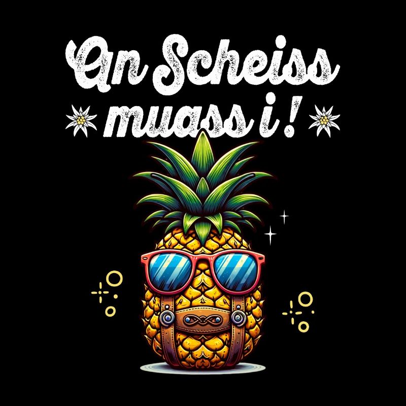 An Scheiss muass I Dirndl Ersatz & Trachtenshirt
