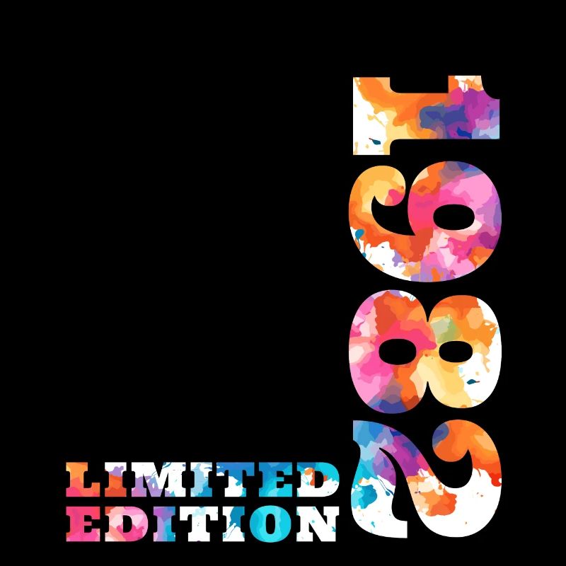 Farbenfroh Geburtstag Limited Edition 1982
