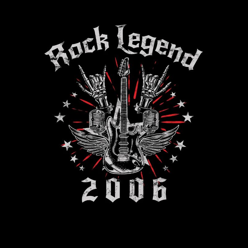 2006 Geburtstag Rock Legends Gitarre