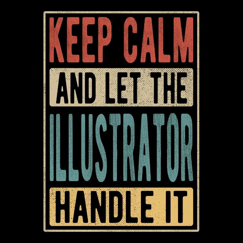 Illustrator Retro Geschenk