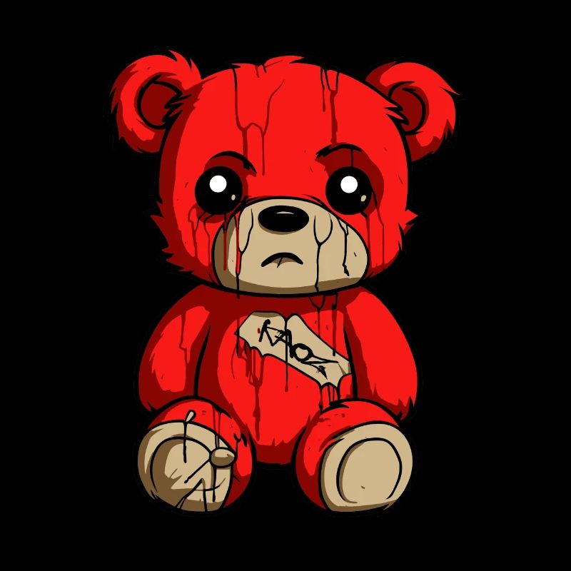 A slightly sad bear plush toy