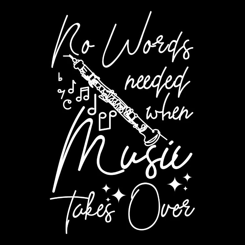 No words needed when music takes over clarinetist