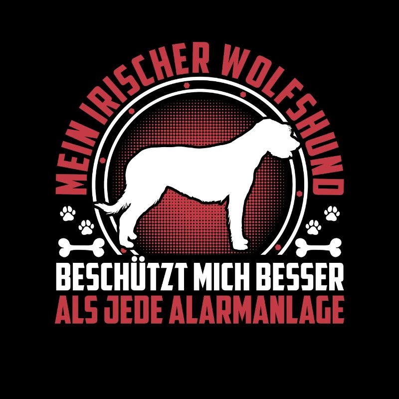 Irish Wolfhound me protège Greyhound