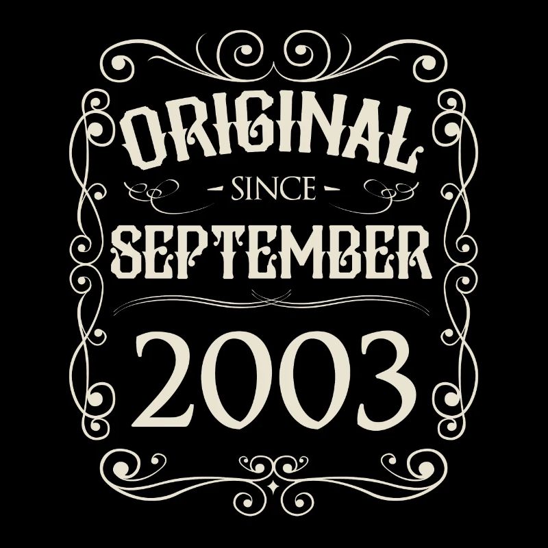 Vintage - Original since September 2003 Birthday