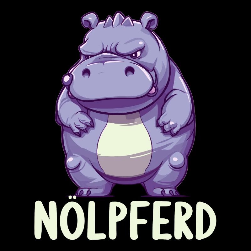 Hippo Hippo Complain Complainer Nölpferd