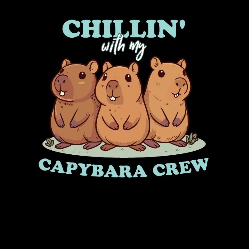 Avec mes amis Capybara