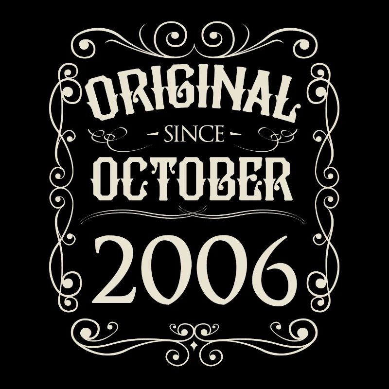 Vintage - Original since October 2006 Birthday