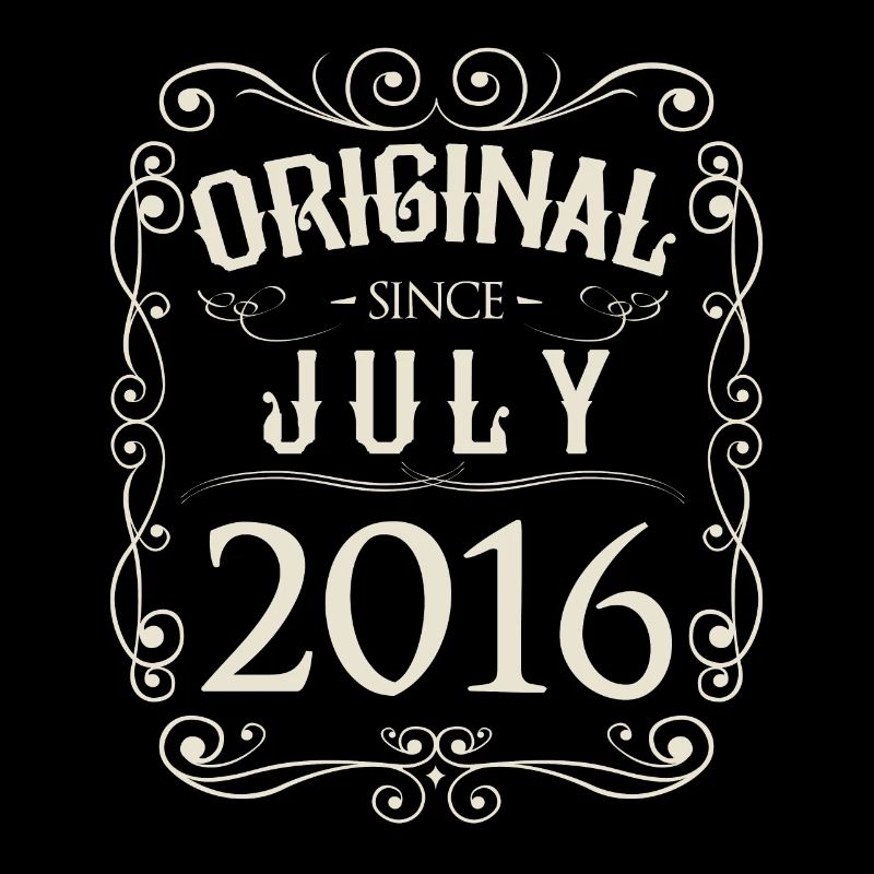 Vintage - Original since July 2016 Birthday