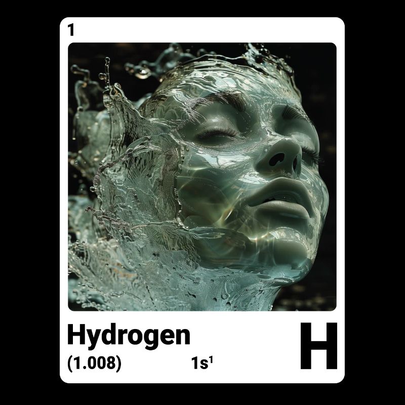Hydrogène - H - Élément chimique 001