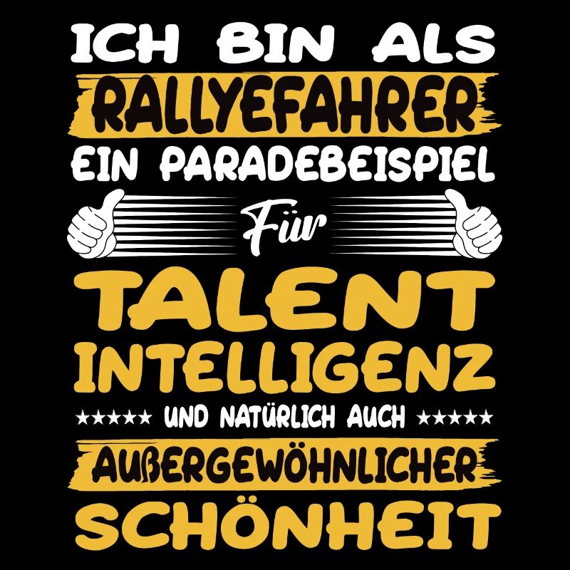 Rallyefahrer ein Paradebeispiel Rallye