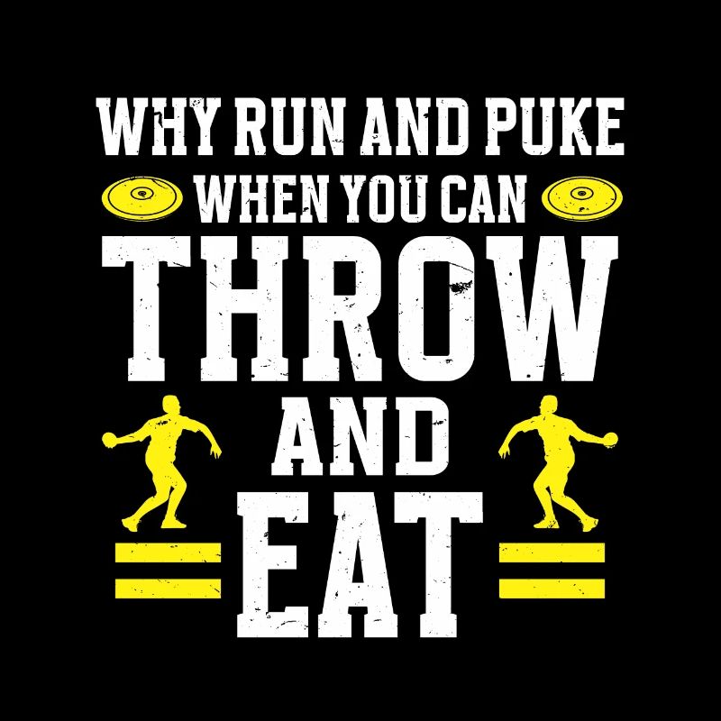 Diskuswerfer Leichtathlet Disc Throw