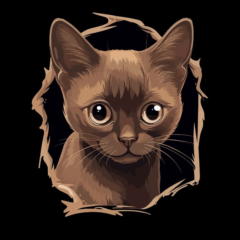 Chat birman Birmanie Katze