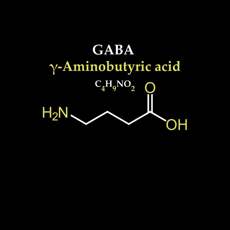 Gamma-Aminobuttersäure GABA-Molekül