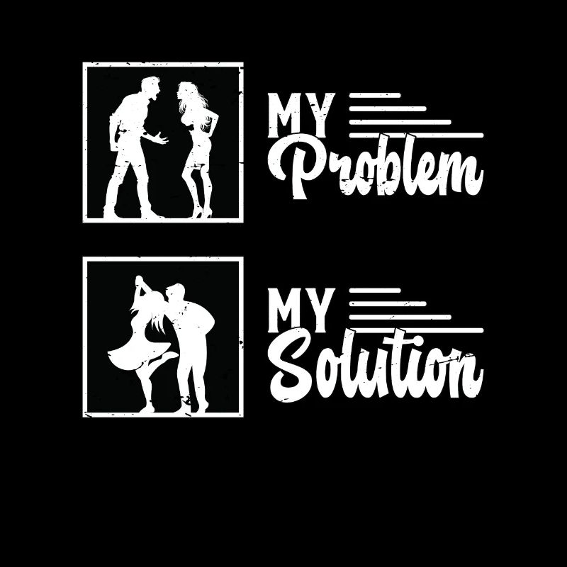 Swing Dancer My Problem My Solution Pictogram Mom