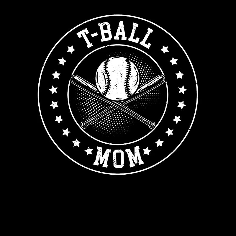 T-Ball Mom Teeball Joueur Teeball Mama