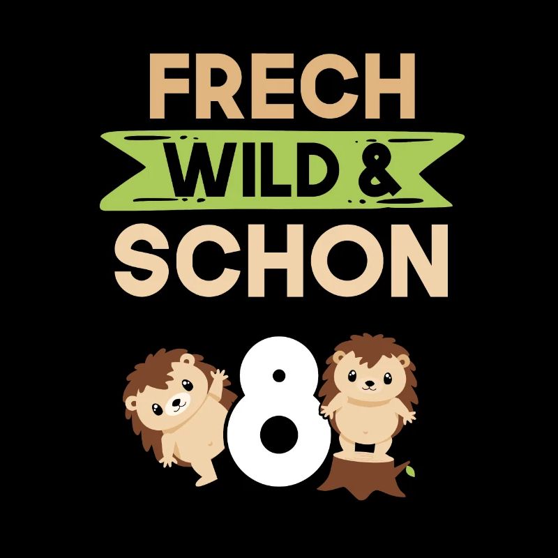 8 Jahre Geburtstag Junge Mädchen Igel